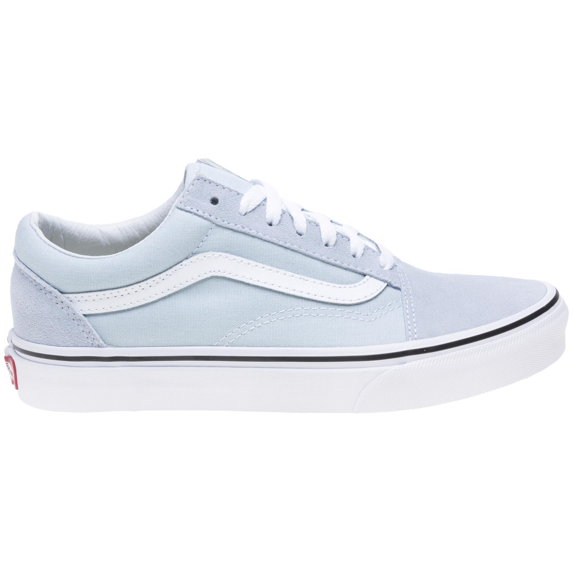 Cheap Womens baby blue Vans Old Skool Trainers | Soletrader Outlet