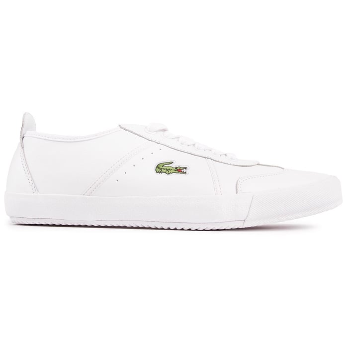 Mens White Lacoste Trainers | Soletrader Outlet